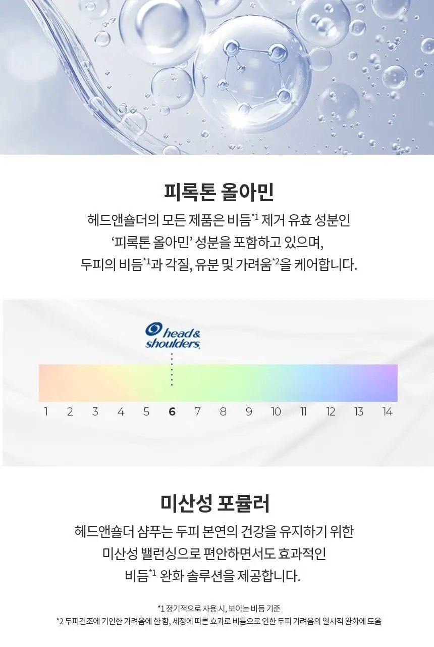 [단품] 헤드앤숄더 프로페셔널 가려운두피케어/오일컨트롤 샴푸 470ml 2종 중 택 1 상세페이지 16